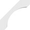 Ekena Millwork 5"W x 12"D x 12"H Standard Legacy Architectural Grade PVC Knee Brace BRCP05X12X12LGY - alternate 4
